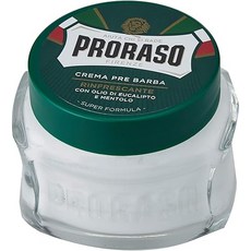 Proraso PRORASO 폴로라소 프리셰이브 크림 리프레시 쉐이빙폼 상쾌감 면도 이탈리아제 100ml 100밀리리터 x1 100 x 1, 1개