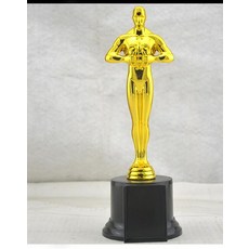 전문 골드 사람 트로피 명소 단단한 금속 명예 학교 스포츠 회의 회사 선물 월드컵, 1개, 밝은 노란색