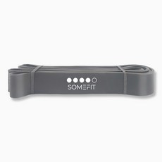 썸피트 TPE 풀업밴드 단품, 4단계 다크그레이 1개, 1개