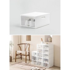 시스맥스 시스템 신발장 2PACK, 화이트, 1개