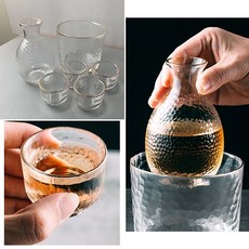 도쿠리 사케병+도쿠리 홀더+술잔 4개세트(도쿠리병세트 소주잔 술잔 주기세트), 도쿠리세트