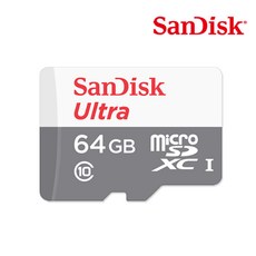 샌디스크 울트라 마이크로SD SDSQUNS, 64GB