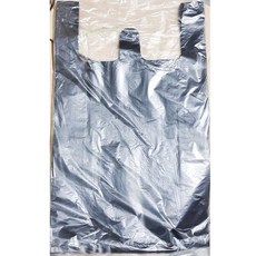 [에이치플러스몰] 비닐 쇼핑백 검정색 44x52cm 70매 봉지 일회용 업소, 상세 설명 참조, 상세페이지 참조