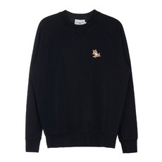 MAISON KITSUNE [명품]메종 키츠네 남성 칠렉스 폭스 패치 맨투맨 GU00342KM0002 BK GU00342KM0002BK