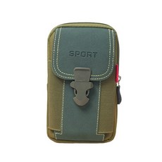 백 의무 전술 팩 휴대폰 파우치 소형 Molle 남성용 벨트 카드홀더 허리 홀스터 배낭 가방, Green Style 1, 1개, 1개입