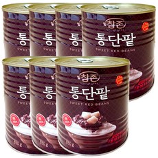참존 빙수팥 통단팥 캔, 850g, 7개