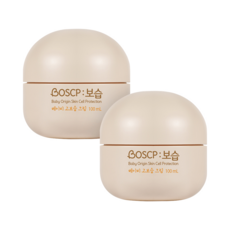 BOSCP 보습 고보습크림 100ml 아기로션 키즈, 2개