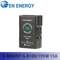 젠에너지 V마운트배터리 G-B100/195W 15A 정품, 단일상품