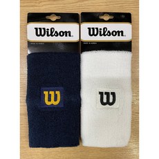 윌슨 프리미엄밴드 손목보호대 WILSON 손목밴드, 흰색