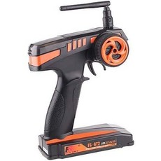GoolRC 2.4G FS-GT2 2CH 라디오 컨트롤러 RC 송신기 (2 채널) 및 수신기 (3 채널) for Car Boat, One Color_One Size, One Color_One Size, One Color