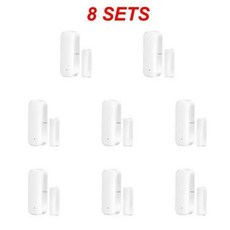 Aubess Zigbee 투야 문짝 센서 스마트 자동화 자기 감지기 보안 모니터 알렉사 구글 홈 10 개, 06 8 pcs_01 CHINA