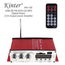 [해외] KINTER MA120 12 V 2CH HIFI 자동차 파워 앰프 FM 라디오, 상세내용표시