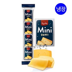 상하치즈 미니48gX15줄(4개입)/칼슘체다/크림치즈/스모크모짜렐라/아몬드고다/베이컨체다 / 아이간식, 48g, 15개
