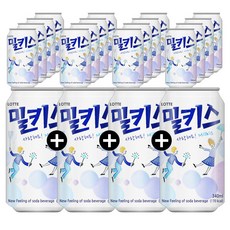 밀키스 탄산음료, 12개, 밀키스340ml+코코사은품