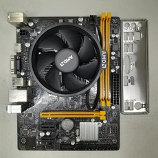 중고메인보드 바이오스타 A320MH+AMD RYZEN3 3200G