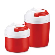 로이첸 미니비 보냉보온통, 레드, 3.3L, 1개