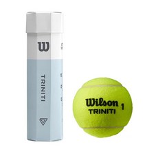 Wilson 윌슨 트리니티 테니스공 WRT115200 시합구 4볼 공인구, 1개