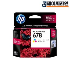 HP 정품잉크 678컬러 데스크젯 1015 2515 2545 2546 2548, HP정품_678컬러, 1개