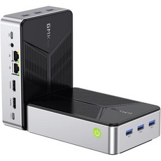 GMKtec 미니 PC Windows 11 Pro AMD Ryzen 3 5425U 16GB DR4 256GB SSD 데스크톱 컴퓨터 듀얼 NIC 2.5G WiFi 6E USB3, 12GB DDR5 64GB EMMC+512GB SSD