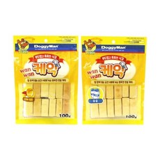 도기맨 케익 100g 애견간식 강아지우유껌 밀크껌 강아지간식 개, 36개