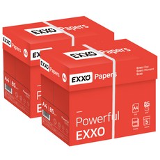 엑소(EXXO) A4 복사용지(A4용지) 85g 2500매 2BOX, 단품