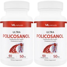 마이라이프 내추럴스 폴리코사놀 50mg, 60정, 2개