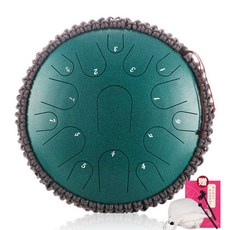 점품 15음 13음색 초보자 정품 스톤 텅 드럼 Handpan, [탄소강15음] 말라카이트