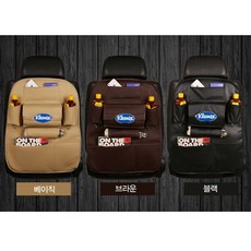 Loney 자동차 킥매트/차량용 등받이 수납함/차량용 킥매트, 브라운 킥매트, 1개