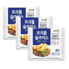 동원 트리플 슬라이스치즈 100매, 450g, 3개