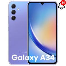  삼성전자 갤럭시 A34 5G 128GB KT 새상품 미개봉 미개통, 바이올렛 