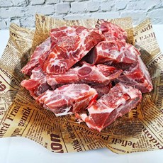 (배터짐) 미국산 돼지목뼈 4kg 고기왕많음 뼈찜 감자탕, 미국산 돼지목뼈 4kg 고기많음, 1개