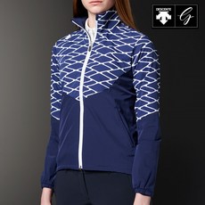 데상트 골프 [국내발송] 여성 멜트 아가일 윈드 자켓 바람막이 DGWLJK00 DESCENTE GOLF JAPAN [오후 3시 이전 주문시 당일 발송]