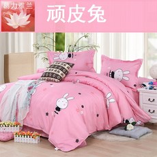 이불커버 싱글이불 세트싱글 150x200x230학생 1.5미터 1.8m침대 순면 더블 가을겨울, C06-블랙
