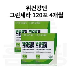 GC녹십자 웰빙 위건강엔 그린세라F 그린세라 인동덩굴꽃봉오리추출물 120포, 4개, 540ml