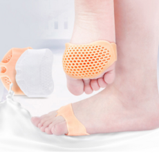 내것가치 발바닥 앞꿈치 보호 패드 실리콘 쿠션, 3개