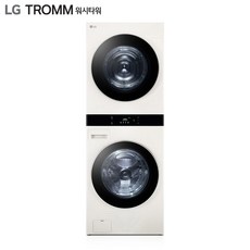 [LG](m)트롬 오브제 컬렉션 워시타워 WL21EEZU (세탁기25kg+건조기21kg)
