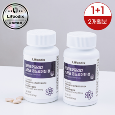 라이프딕스 프로테오글리칸 소유래 콘드로이친 연어코연골, 2개, 60정