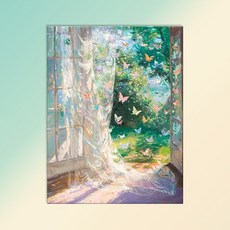 votgl diy페인팅 피포페인팅 명화그리기 그림그리기유화그리기세트40 x 50cm, 봄, 1세트 009 봄