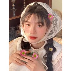 전참시 홍현희 레이스 스카프 두건 헤어밴드 298회 예능