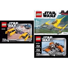 레고 스타워즈 20주년 기념 에디션 세트 3 스노우스피더 30384 PODRACER 30461 나부 스타파이터 30383 빌딩 번들 팩, 레고 스타워즈 20주년 기념 에디션 세트 3 스노우스피, 1개
