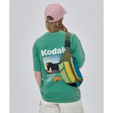 [국내 매장판] Kodak 코닥 컬러 스몰 슬링백 KHAKI