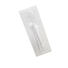 생활을그리다 12cm 개별포장 투명 미니스푼, 750개, 1개입