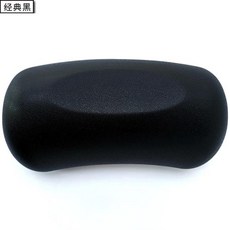 목욕베개 방수욕조베개 반신욕쿠션 욕조목받침베개 목욕 베개 방수 머리 받침 쿠션 스파 욕조 욕실, black, 1개