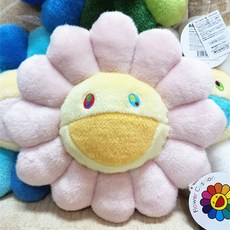 일본정품 카이카이키키 플라워 쿠션 30cm 60cm 인테리어 소품 장식용, 03 핑크페이스