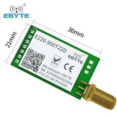 LoRa 868MHz 915MHz LLCC68 무선 모듈 22dBm 장거리 5km CDEBYTE E220-900T22D SMA-K UART RSSI 트랜스미터, 한개옵션0, 한개옵션1 - d5트랜스미터