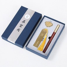 중국풍 금속황동책갈피연회문창선물맞춤형로고각자비즈니스품행 Mar.29 196번 Z, 6_과 단향 필 경 읽 기 3 종 세트 (선물케이스)