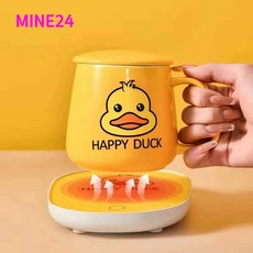 MINE24 우유데우기 핫초코 직장인책상 자동온도조절 라떼, 1개, 상세 페이지 참고, 국조 파란색 세트