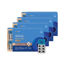 아이시안 루테인지아잔틴 플러스케어300mg x120캡슐 x4박스 16개월분, 4개, 120정