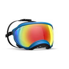 렉스스펙스 강아지 고글 선글라스 핫 그래니스미스/레드 미러 Rex Specs Dog Goggles Hot Granny Smith/Clear & Red Mirror, XL