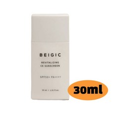 [정품발송] 베이지크 선크림 30ml 리바이탈라이징 CE SPF50+ - 461505